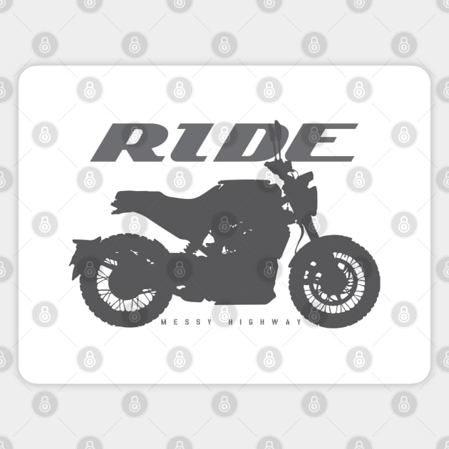 Ride svartpilen 401 Magnet by MessyHighway